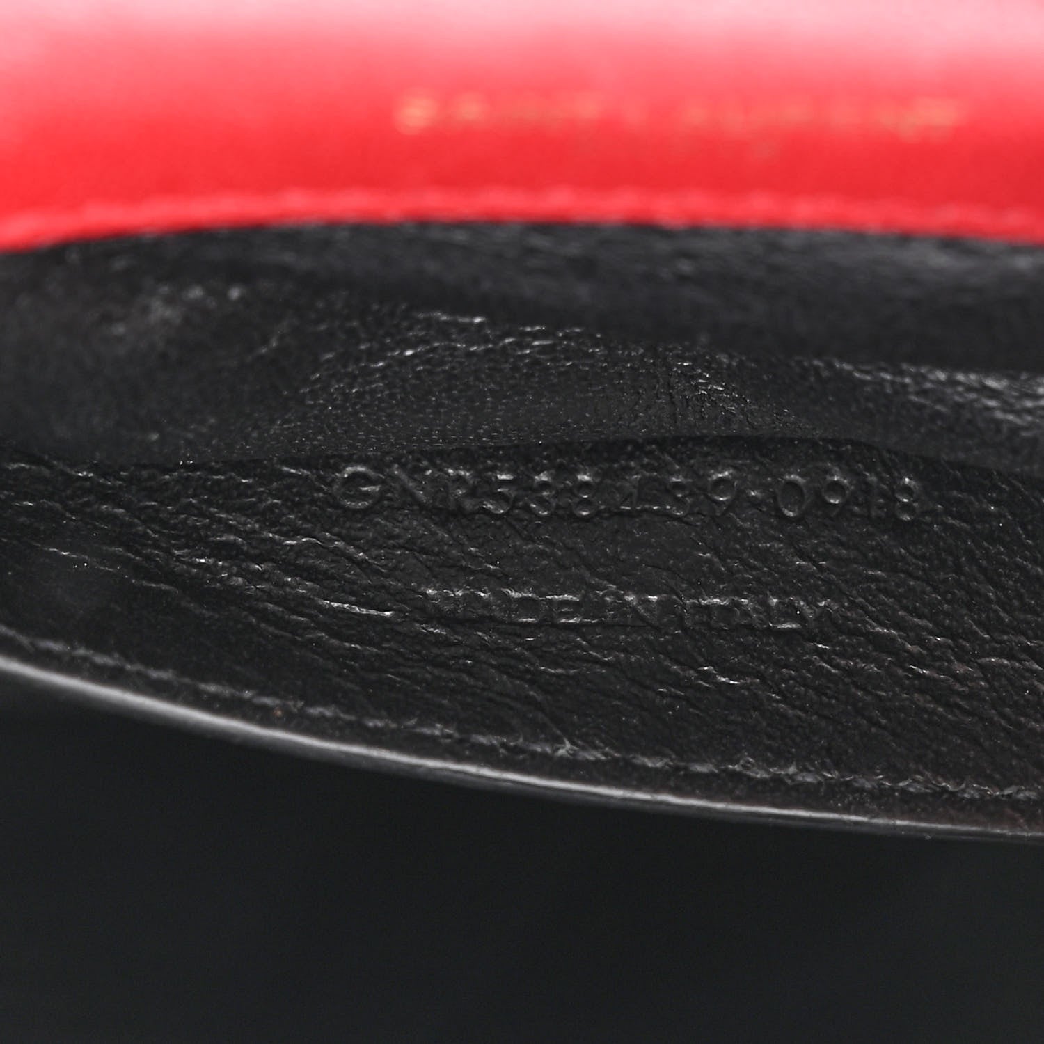 Saint Laurent Patent Matelasse Monogram Small Vicky Chain Bag Red 9 of 14