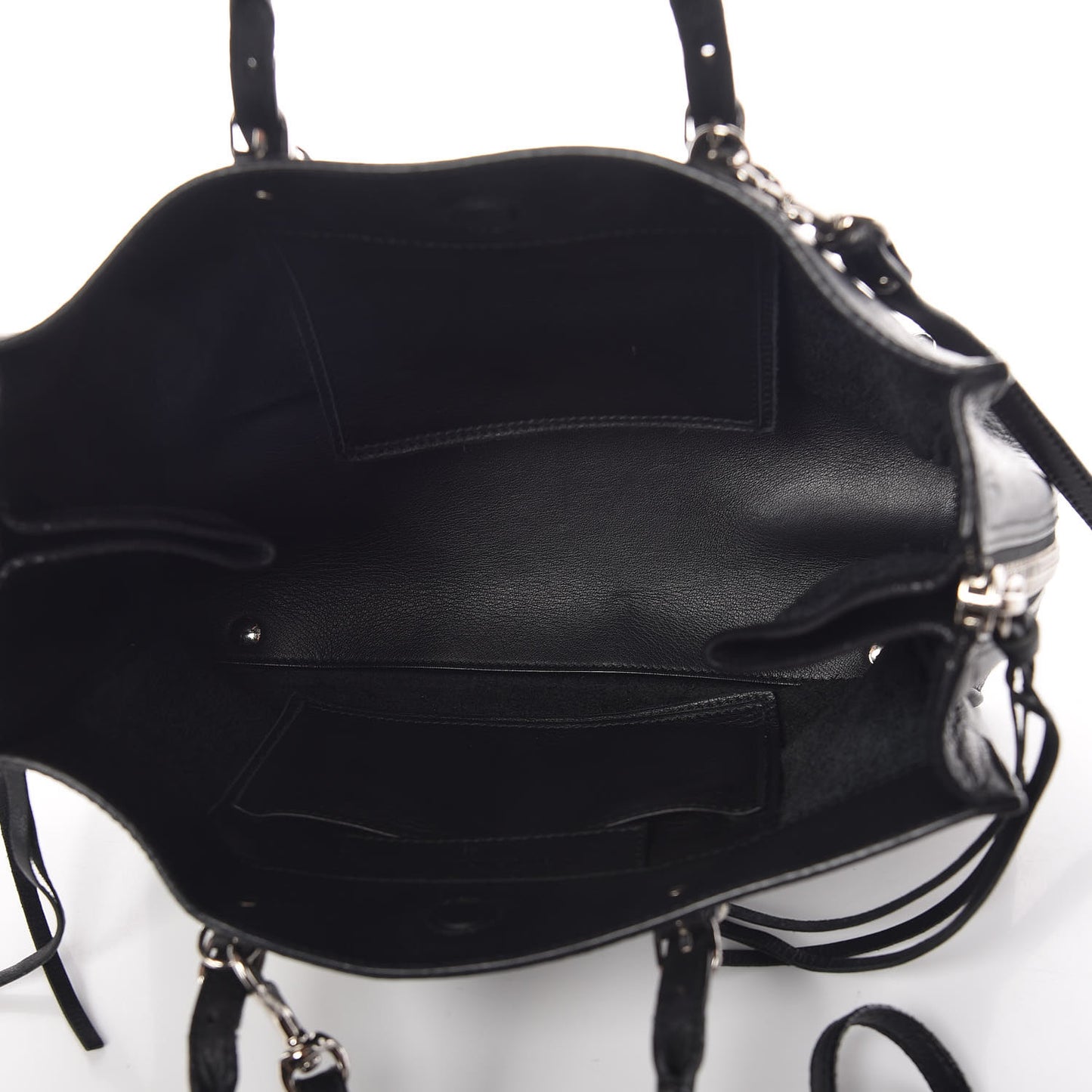 Veau Papier A6 Zip Around Tote Black