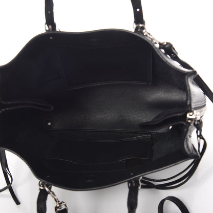 Balenciaga Veau Papier A6 Zip Around Tote Black 5 of 15