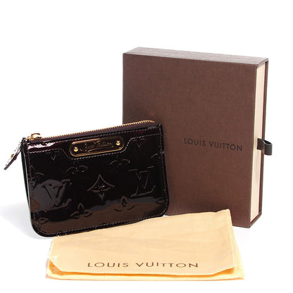Louis Vuitton Vernis Key Pouch Amarante 8 of 8