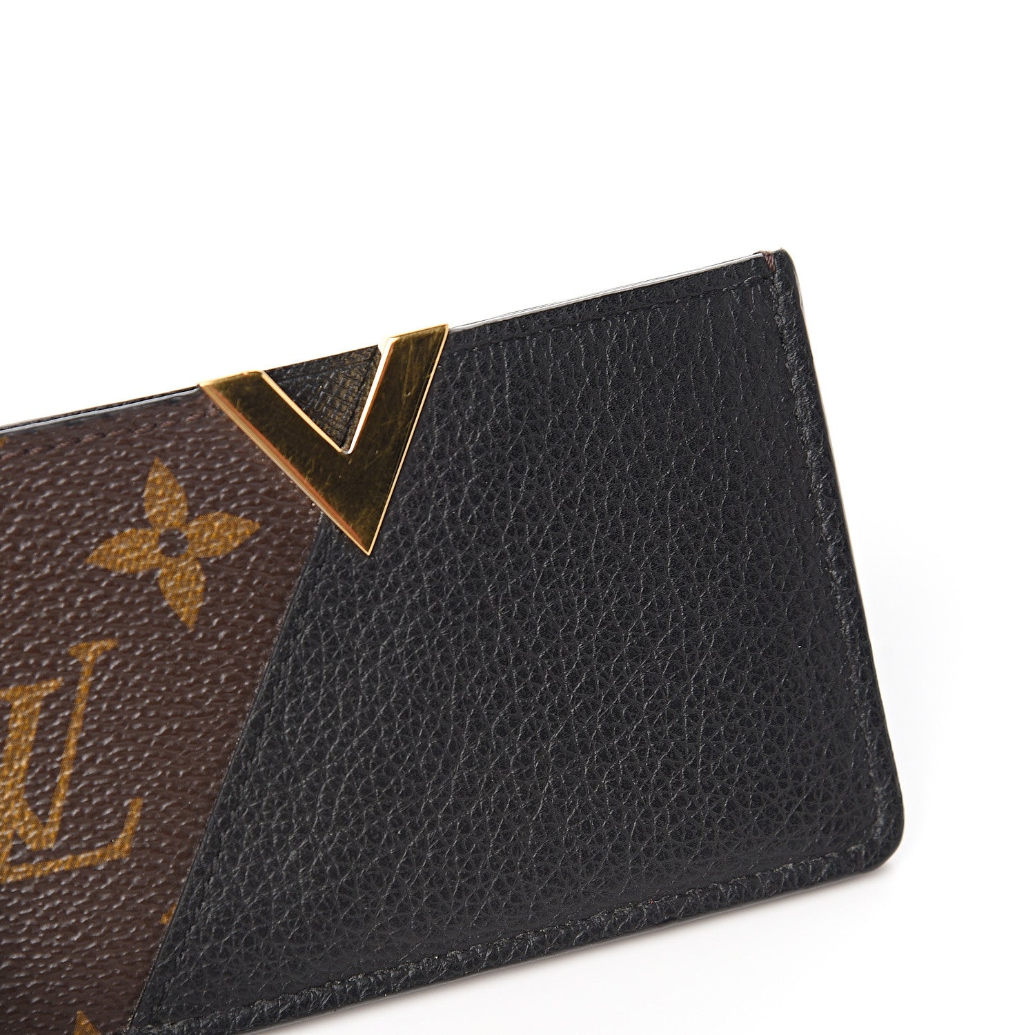 Louis Vuitton Monogram Calfskin Kimono Card Holder Black 7 of 7