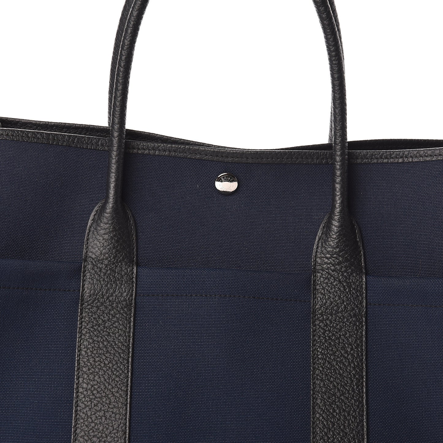 Toile Militaire Vache Country Garden Party Pockets 36 MM Tote Bleu Marine