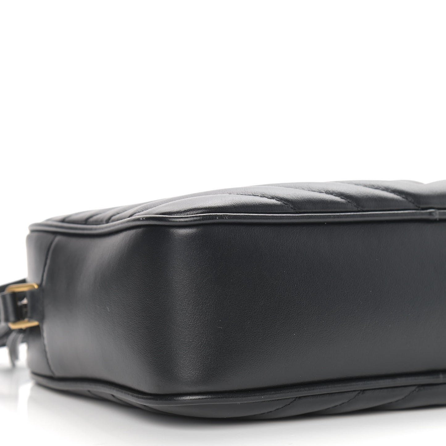 Calfskin Matelasse Monogram Lou Camera Bag Black