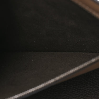 Fendi Cuoio Romano Vitello Cover Glazed Fabric Bi-Color FF 1974 Medium Peekaboo I SEE U Satchel Dark Brown 8 of 16