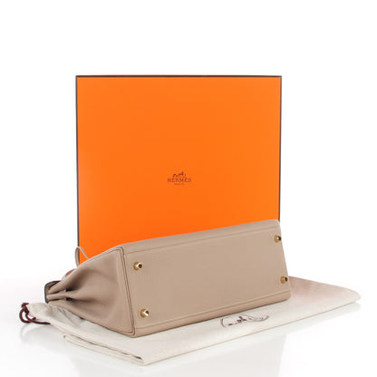 Hermes Togo Kelly Retourne 32 Gris Tourterelle 5 of 23