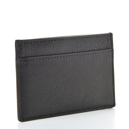 Saint Laurent Textured Calfskin Belle De Jour Card Case Black 3 of 8