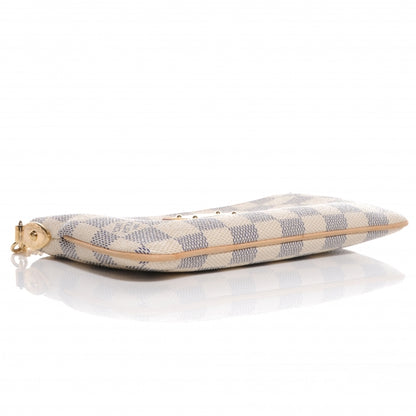 Louis Vuitton Damier Azur Pochette Milla MM 4 of 9