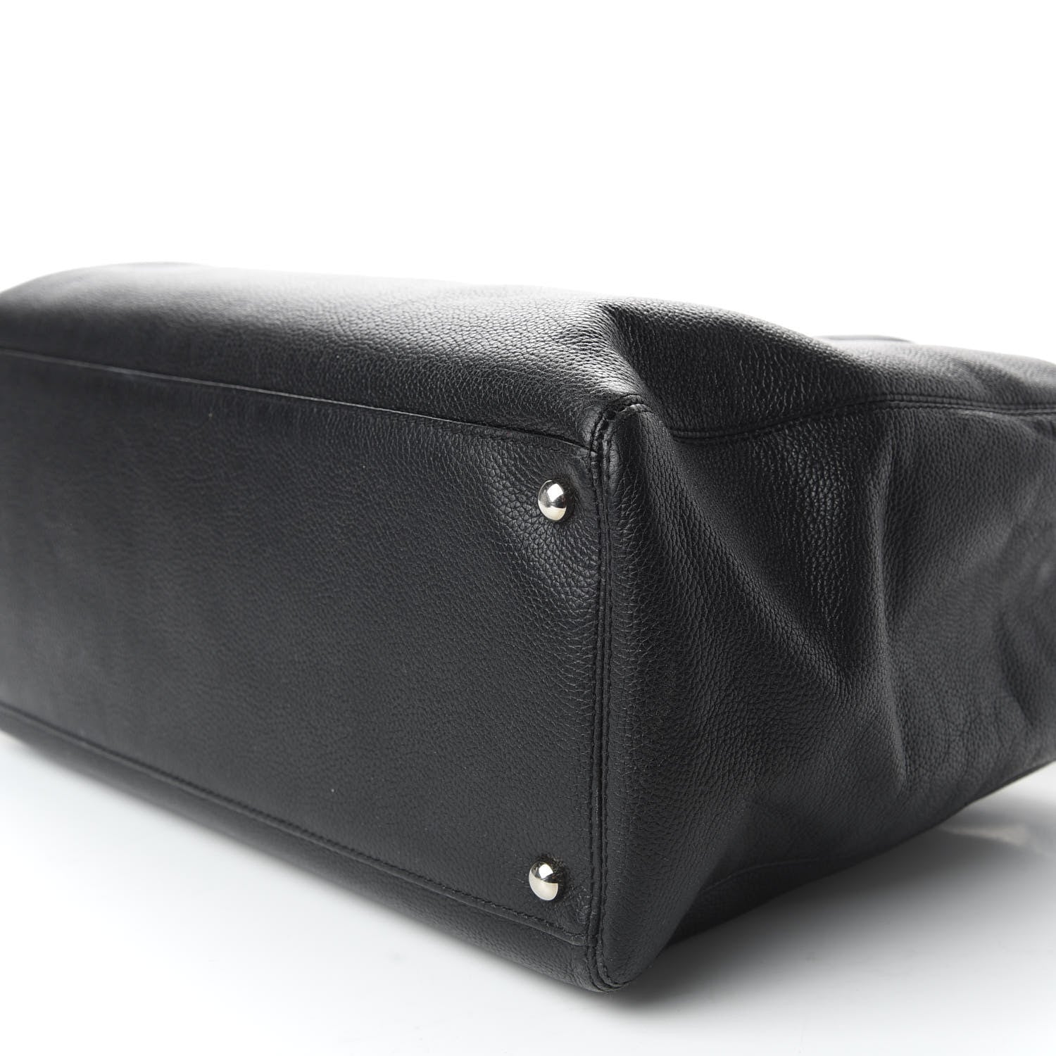 Chanel Calfskin Cerf Executive Shopper Tote Black 7 of 10