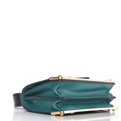 Prada City Calf Saffiano Cahier Bag Assenzio Black 4 of 6