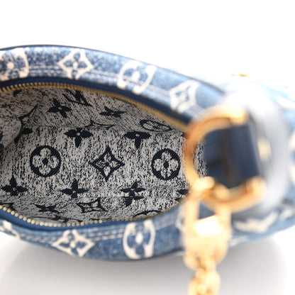 Louis Vuitton Monogram Jacquard Denim Loop Bleu 5 of 9