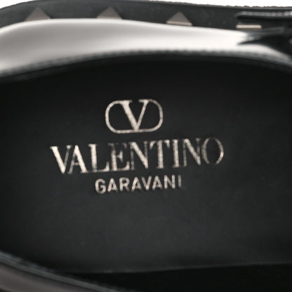 Valentino Garavani Calfskin Rockstud Mens M-Way Single Monk Loafers 42 Black 8 of 10