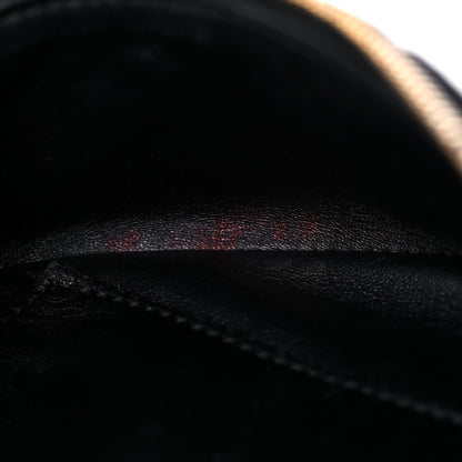 Balenciaga Crushed Velvet Logo Embossed XXS Souvenir Belt Bag Black 12 of 13