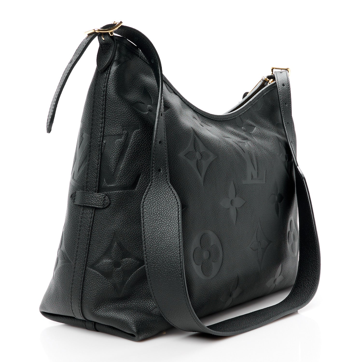 Louis Vuitton Empreinte Monogram Giant CarryAll MM Black 4 of 15