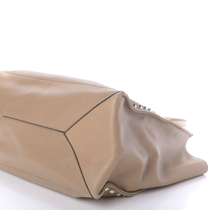 Valentino Garavani Nappa Medium Rockstud Soft Tote Soft Noisette 7 of 19