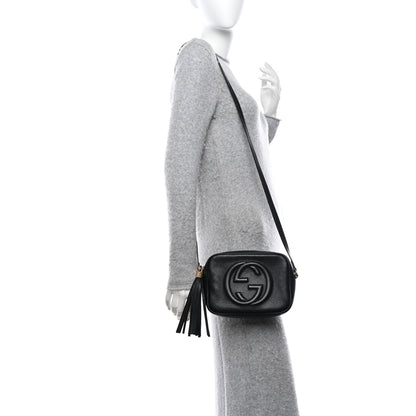 Gucci Pebbled Calfskin Small Soho Disco Bag Black 2 of 11