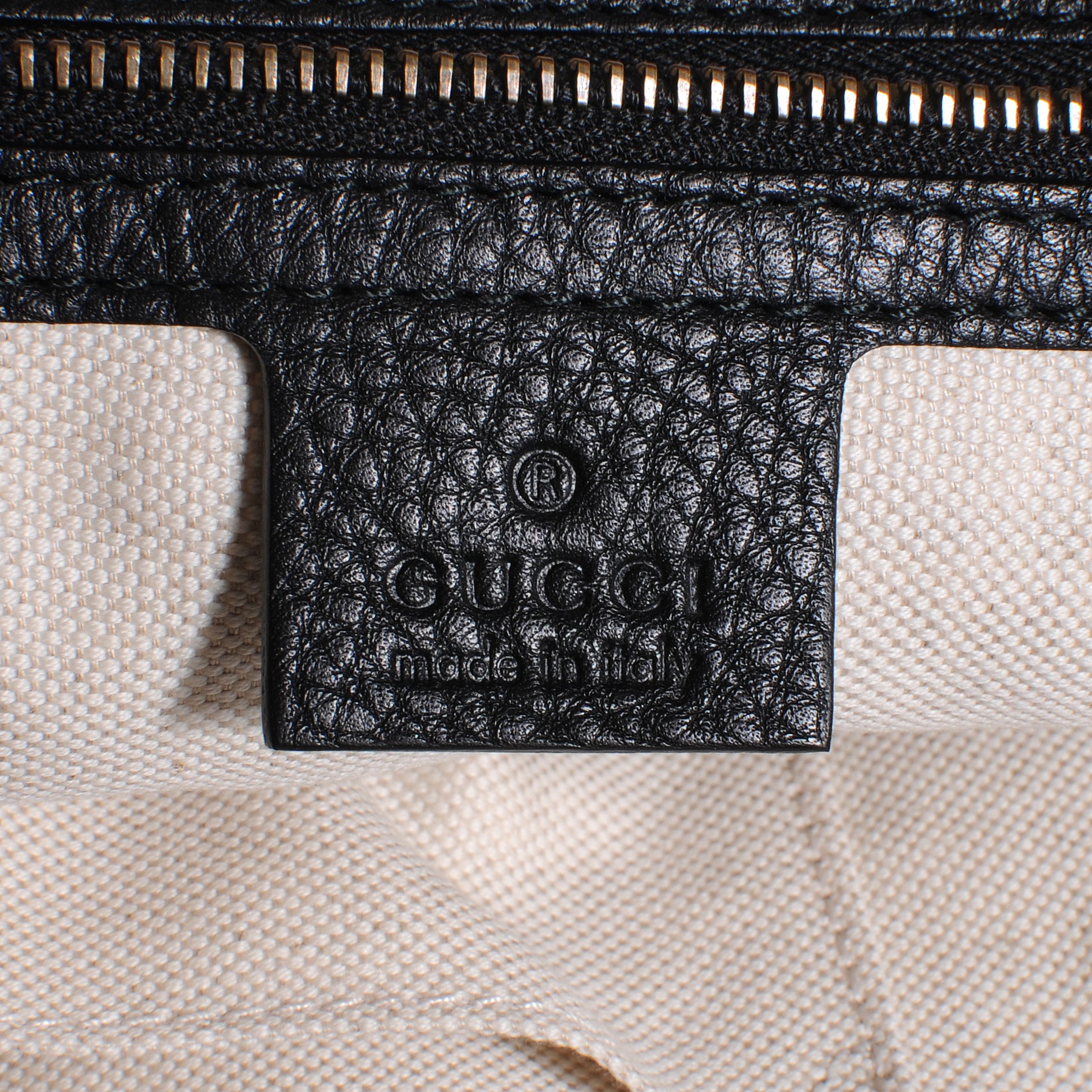 Gucci Leather Large Ride Shoulder Bag Black 5 of 7