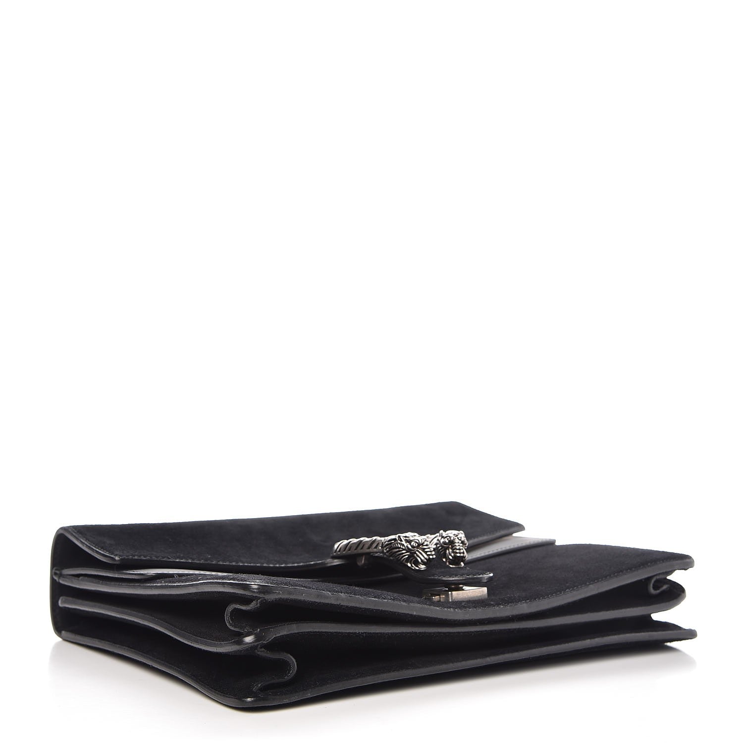 Gucci Suede Medium Dionysus Shoulder Bag Black 5 of 8