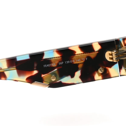 Fendi Acetate Shield Sunglasses FE40150I Blue Tortoise 6 of 7