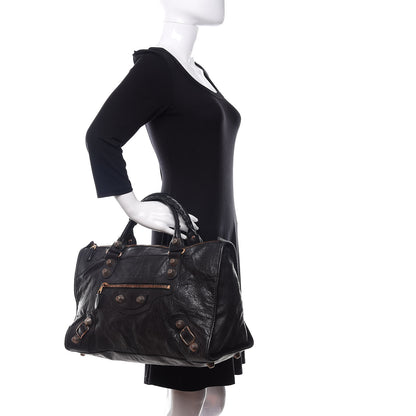 Balenciaga Agneau Giant 21 Rose Gold Hardware Work Black 2 of 9