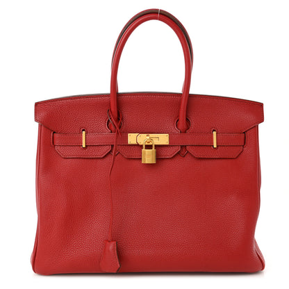 Hermes Togo Birkin 35 Rouge Vif 1 of 16