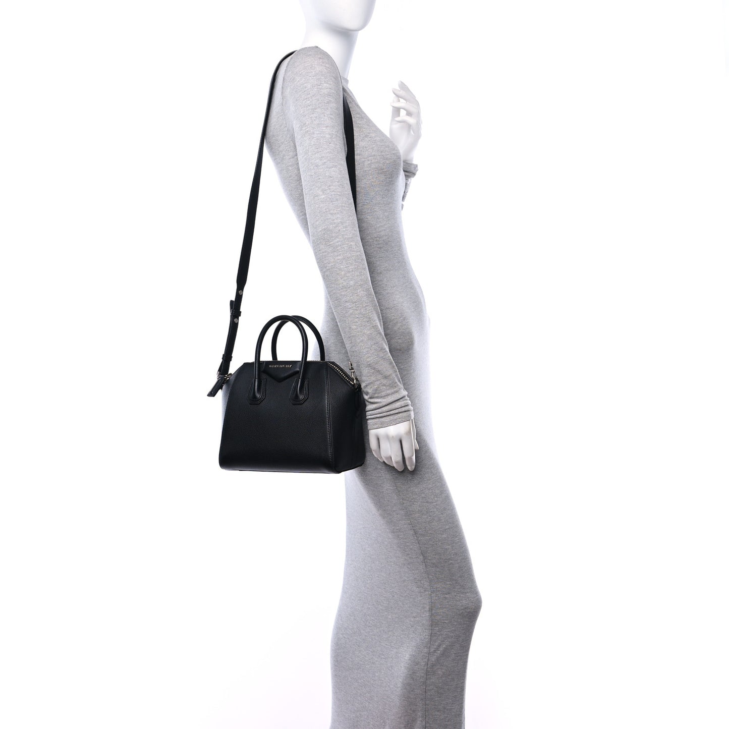 Sugar Goatskin Mini Antigona Black