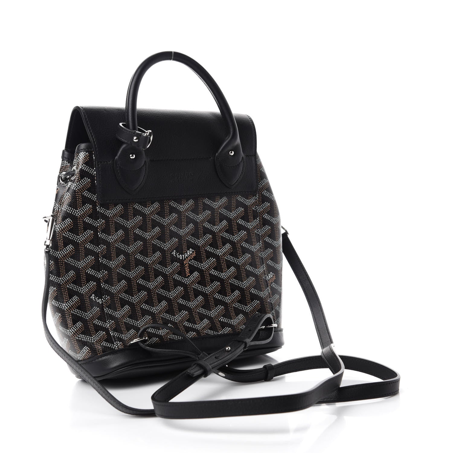 Goyard Goyardine Calfskin Mini Alpin Backpack Black 3 of 9