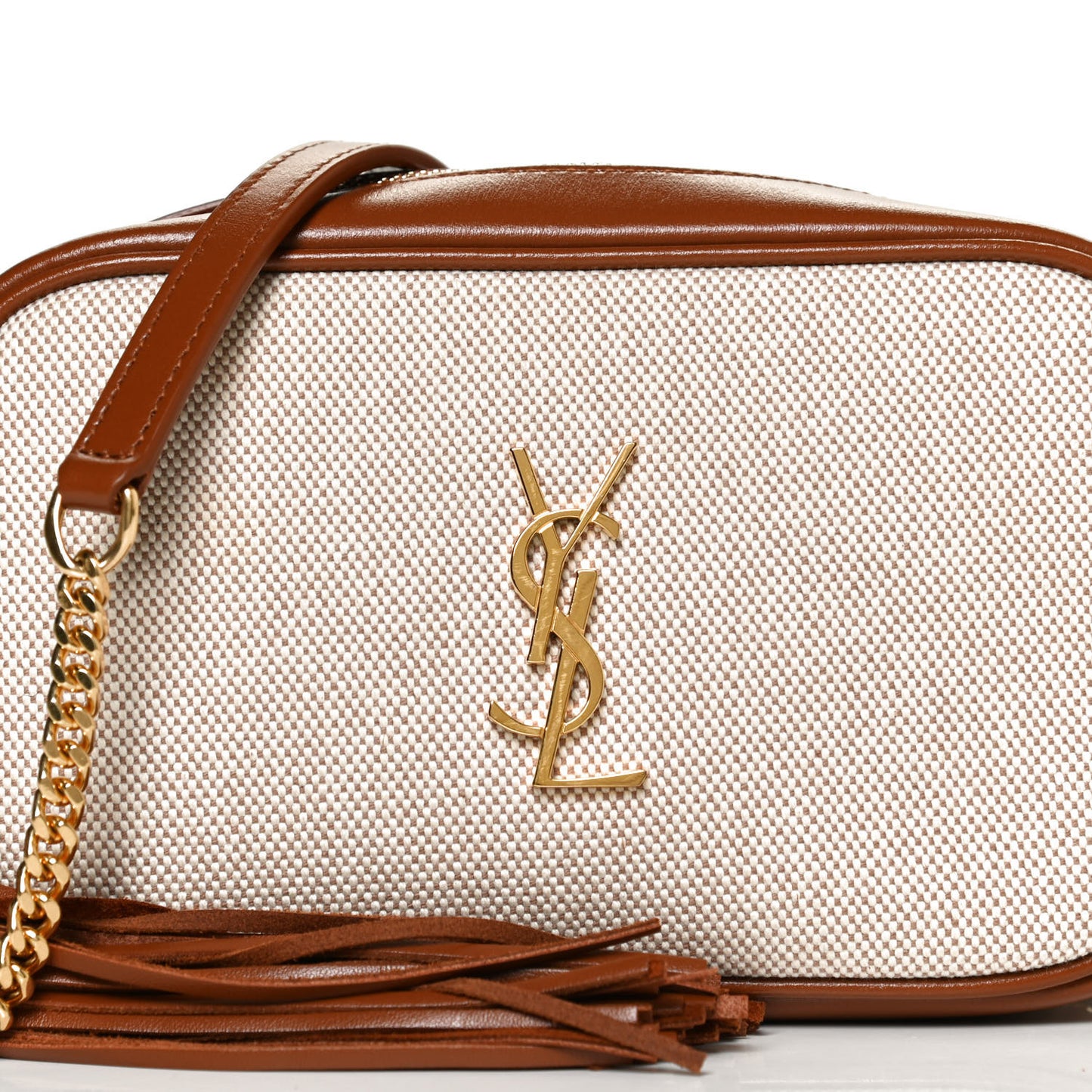 Cotton Monogram Mini Lou Camera Bag Beige Brick