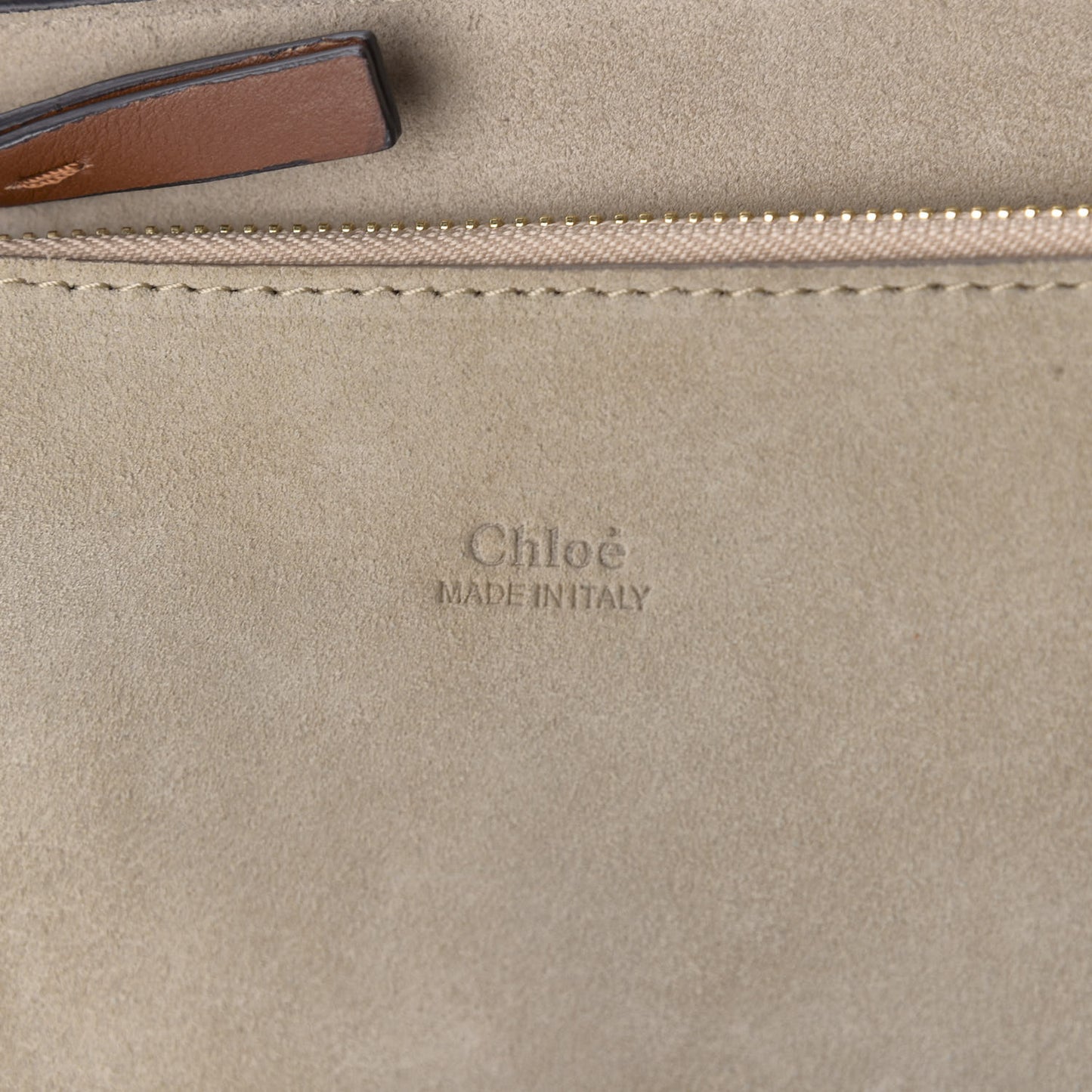 Suede Calfskin Medium Faye Shoulder Bag Tobacco