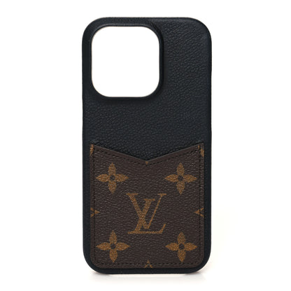 Louis Vuitton Monogram Pallas iPhone 14 Pro Bumper Black 1 of 11