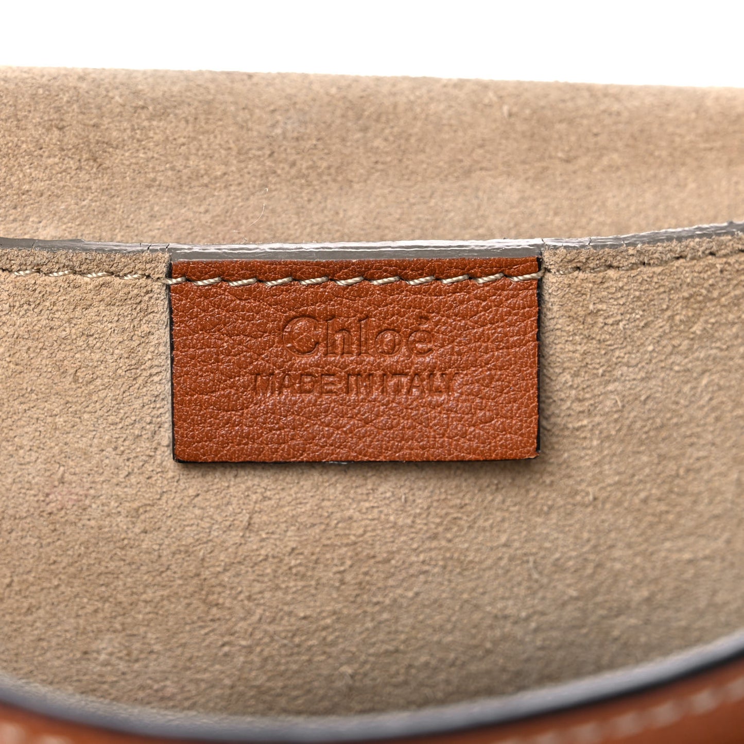 Calfskin Suede Small Jodie Camera Bag Caramel