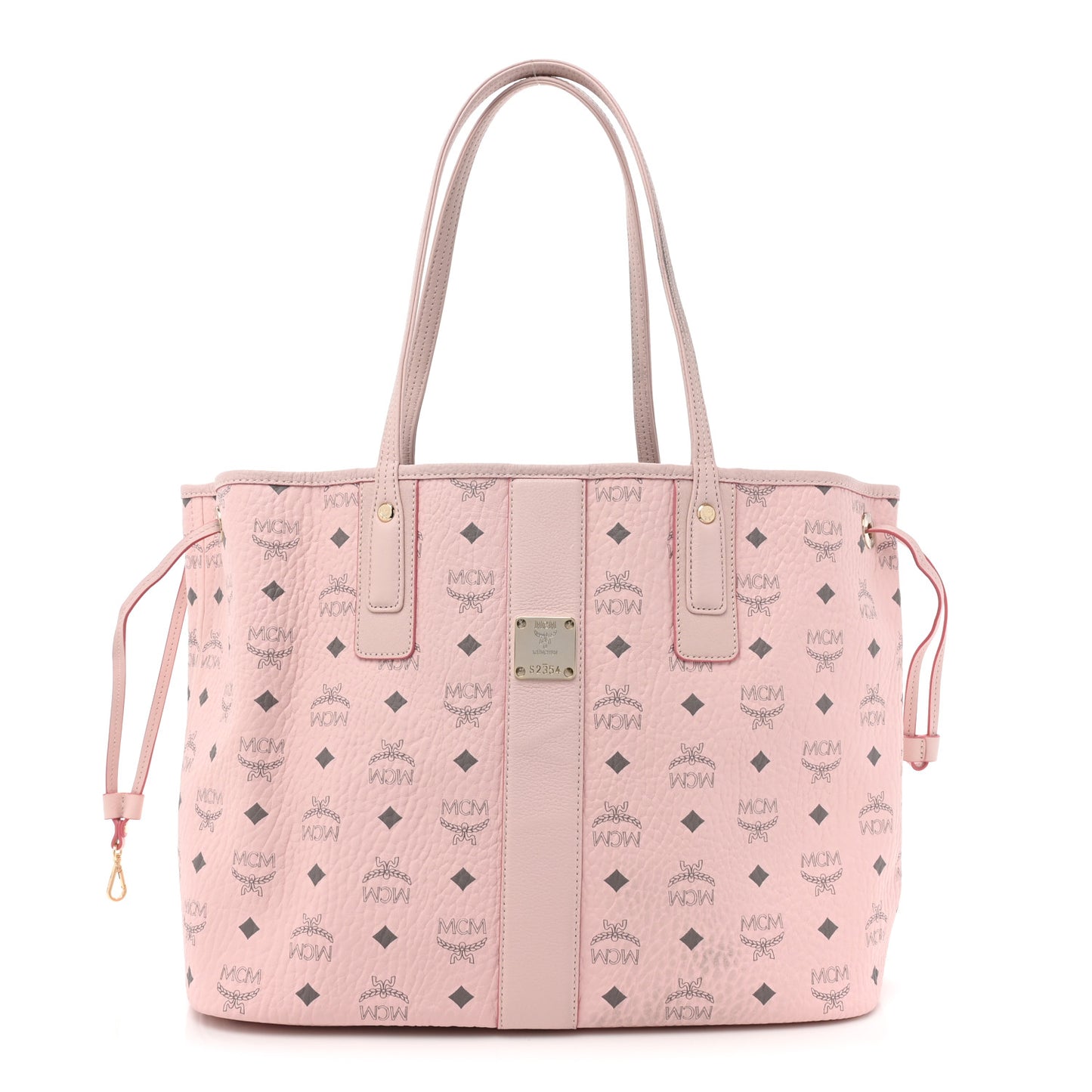 Visetos Medium Liz Reversible Shopper Tote Powder Pink