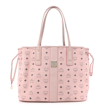 MCM Visetos Medium Liz Reversible Shopper Tote Powder Pink 1 of 16