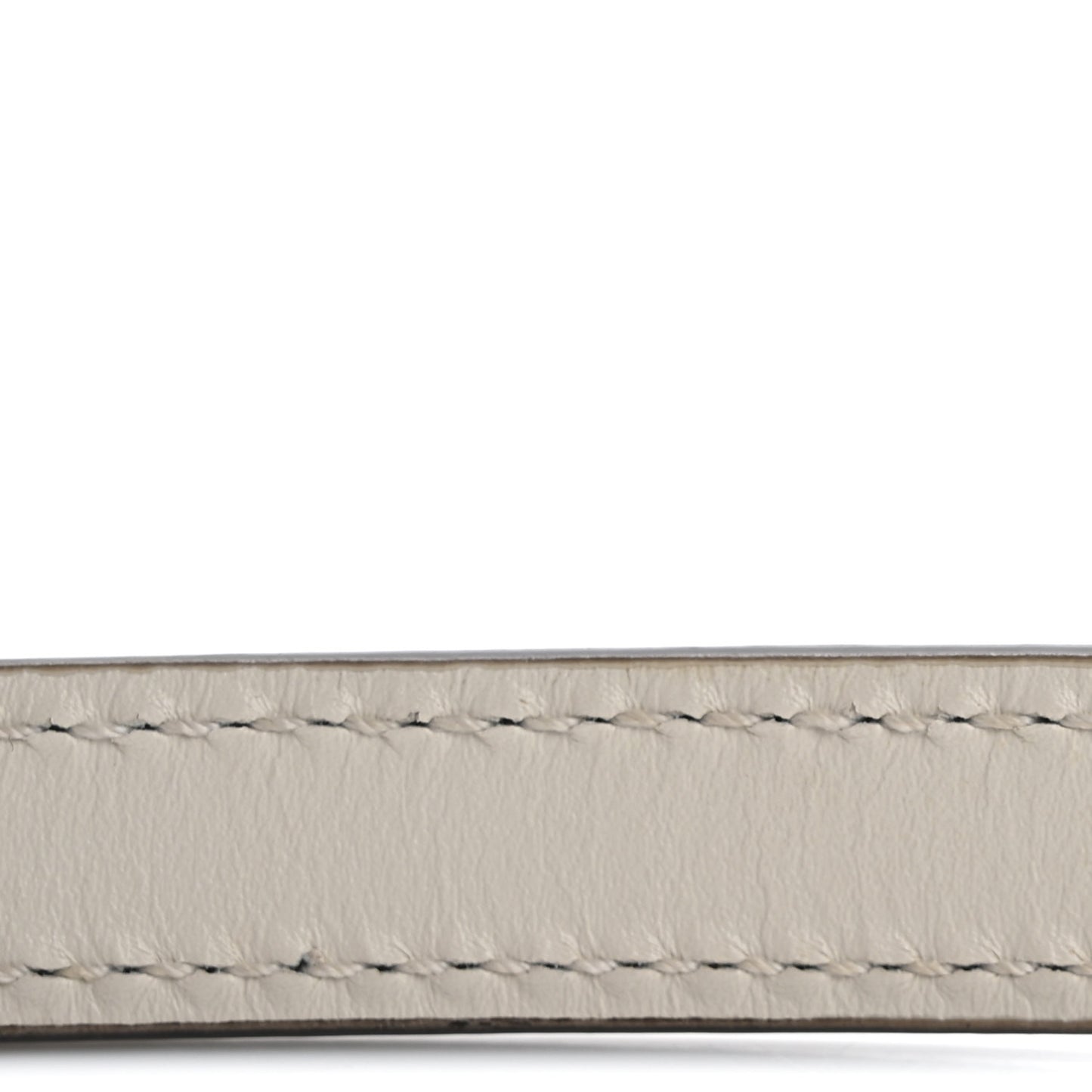 Calfskin 25mm Adjustable Shoulder Strap White