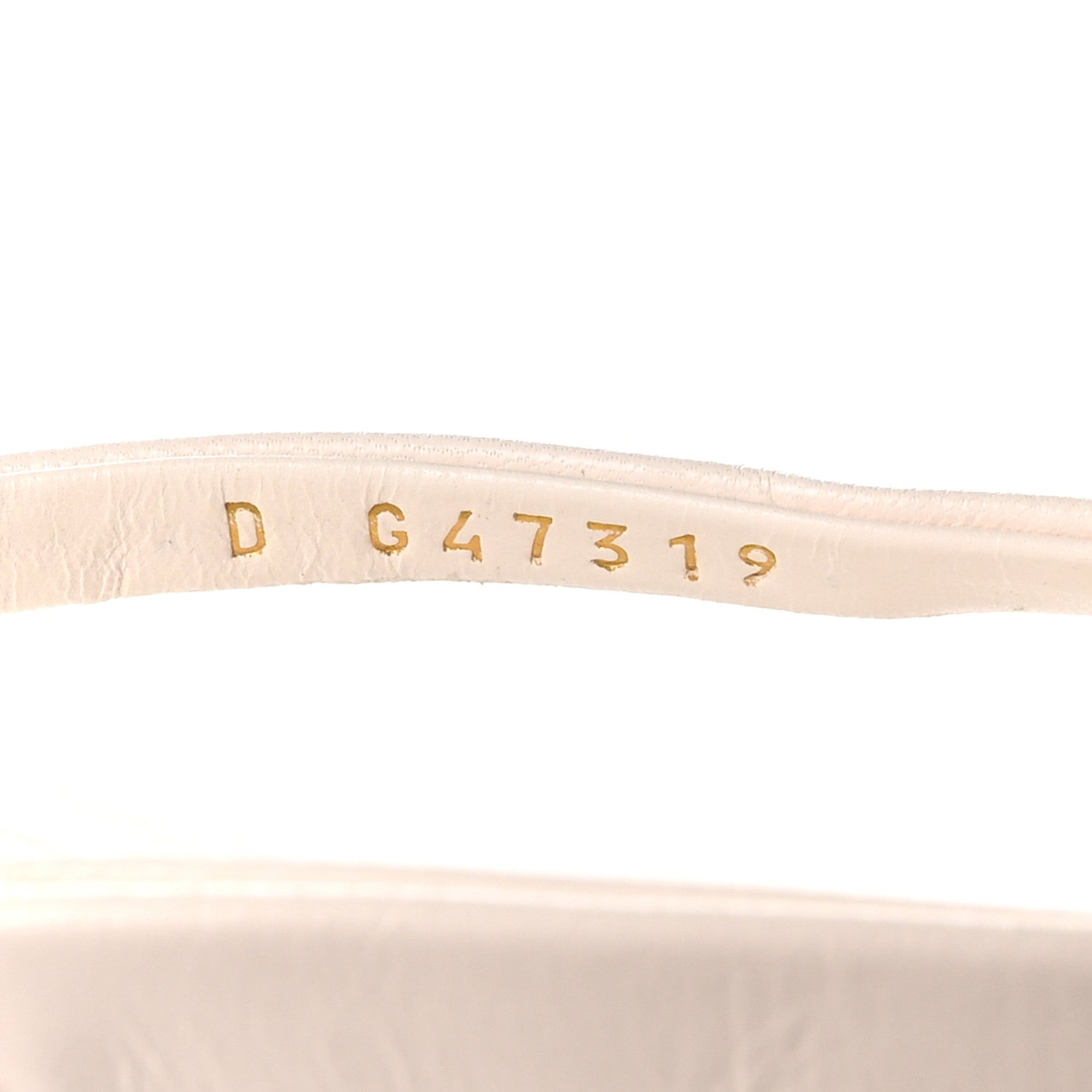 Chanel Goatskin CC Times Square Thong Sandals 38.5 White 8 of 9