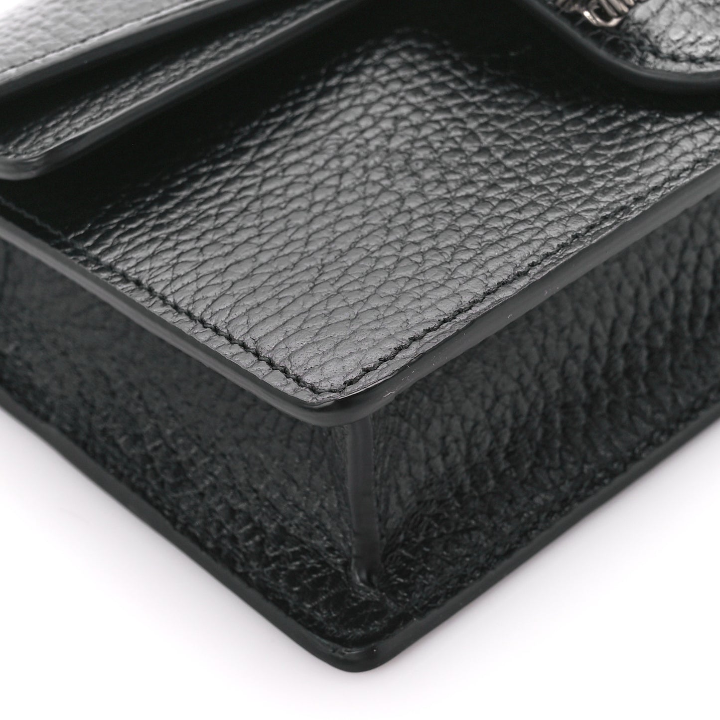 Calfskin Super Mini Dionysus Shoulder Bag Black