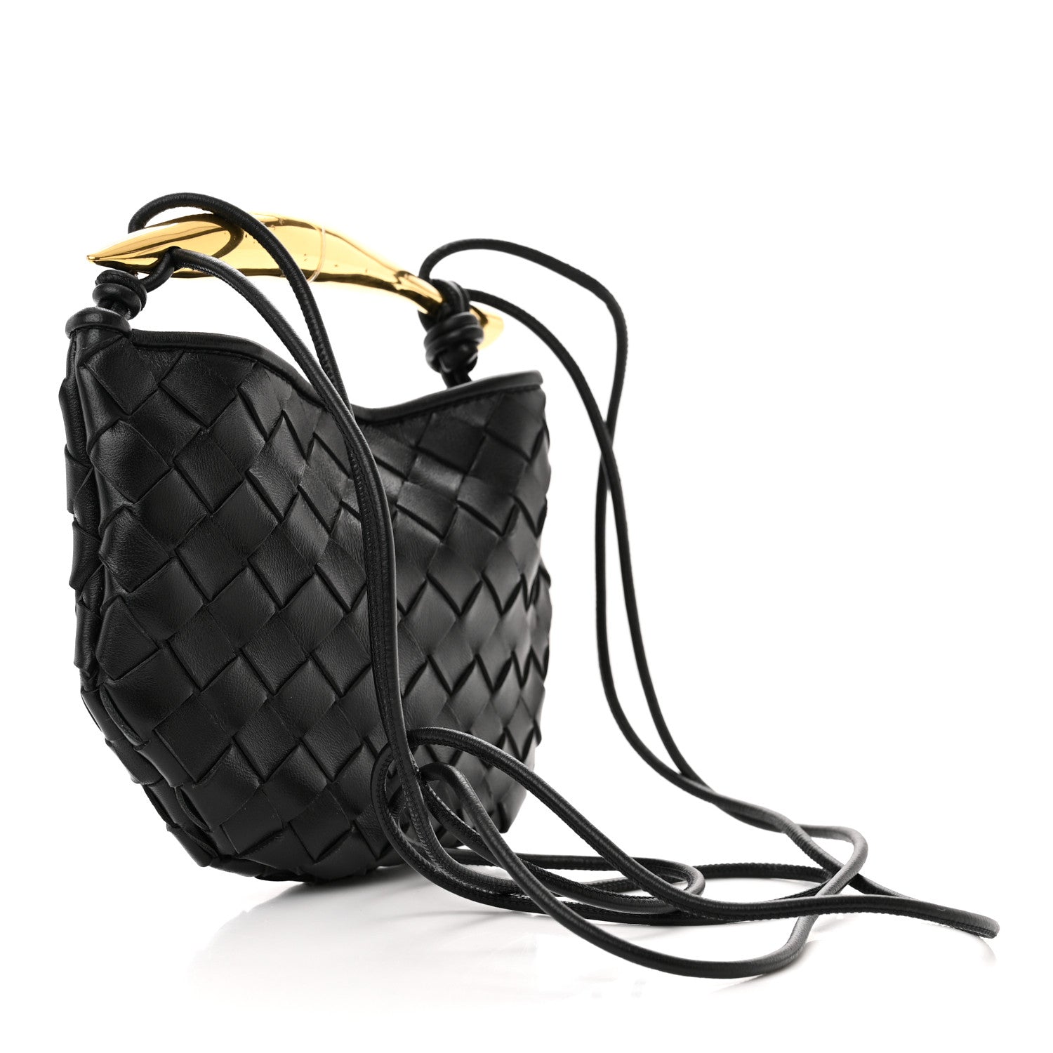Bottega Veneta Nappa Intrecciato Mini Sardine Bag Black 3 of 9