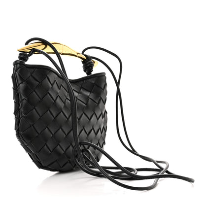 Bottega Veneta Nappa Intrecciato Mini Sardine Bag Black 3 of 9