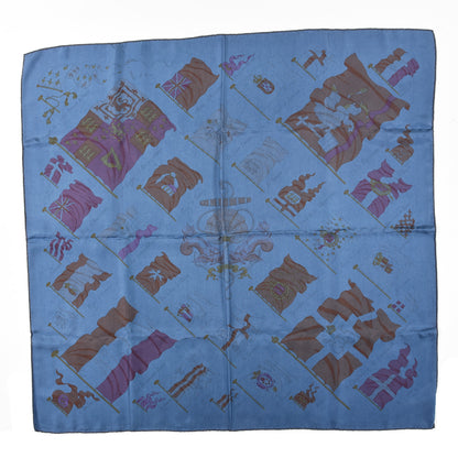 Hermes Silk Pavois Flags Carre Scarf 90 1 of 3