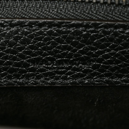Celine Drummed Calfskin Micro Luggage Black 6 of 10