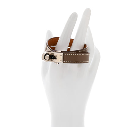 Hermes Swift Kelly Double Tour Bracelet S Etoupe 2 of 6