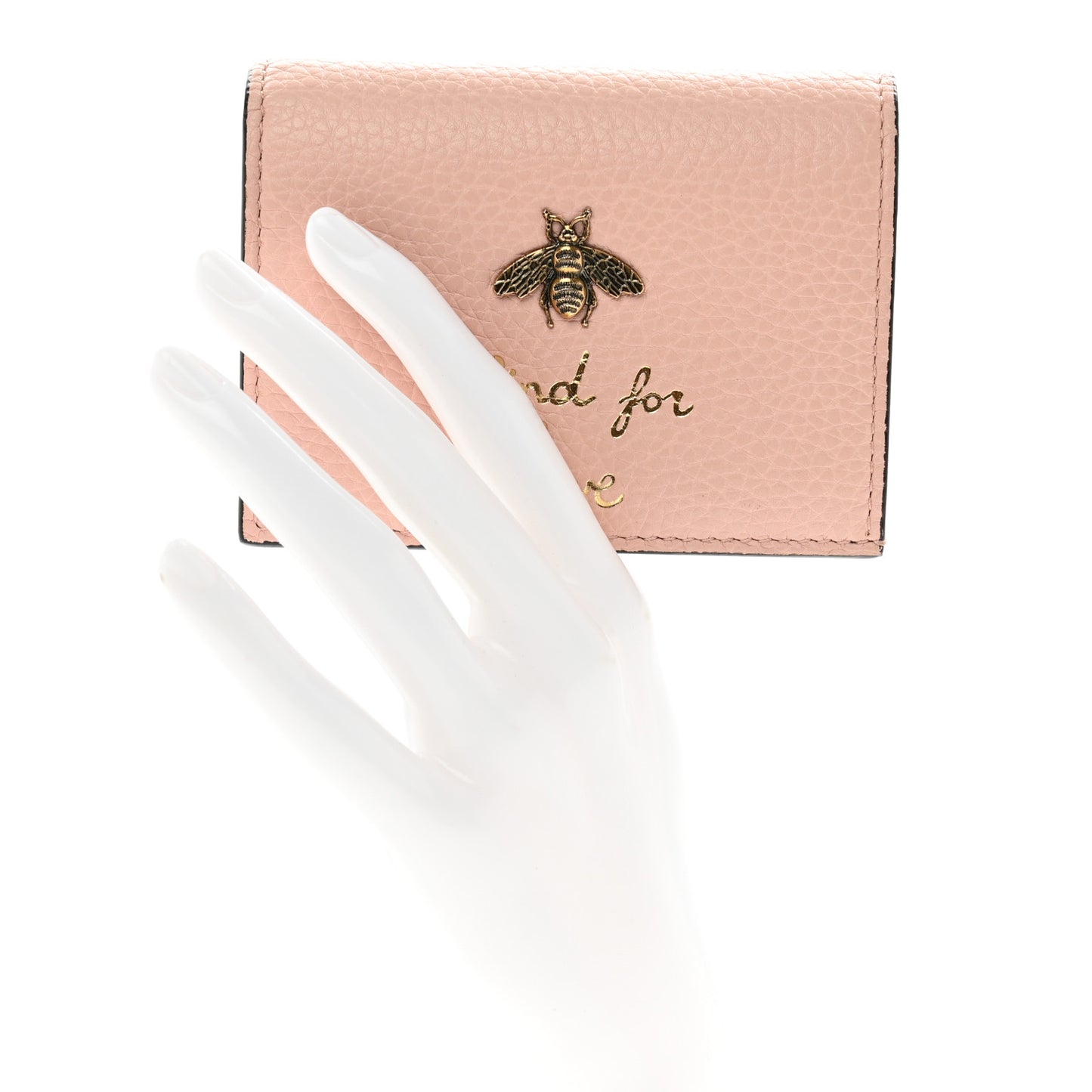 Cellarius Calfskin Blind for Love Animalier Card Case Perfect Pink
