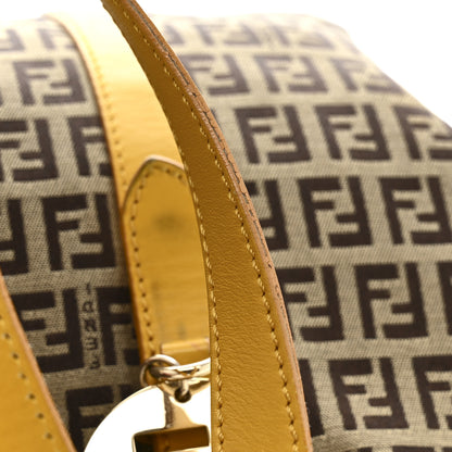 Fendi Zucchino Charm Large Shopper Tote Yellow 13 of 18