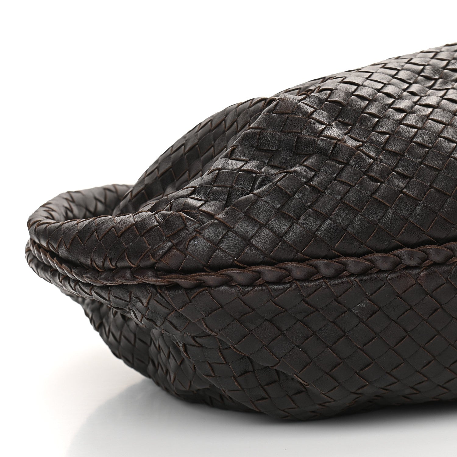 Bottega Veneta Nappa Intrecciato Medium Veneta Hobo Ebano 9 of 10