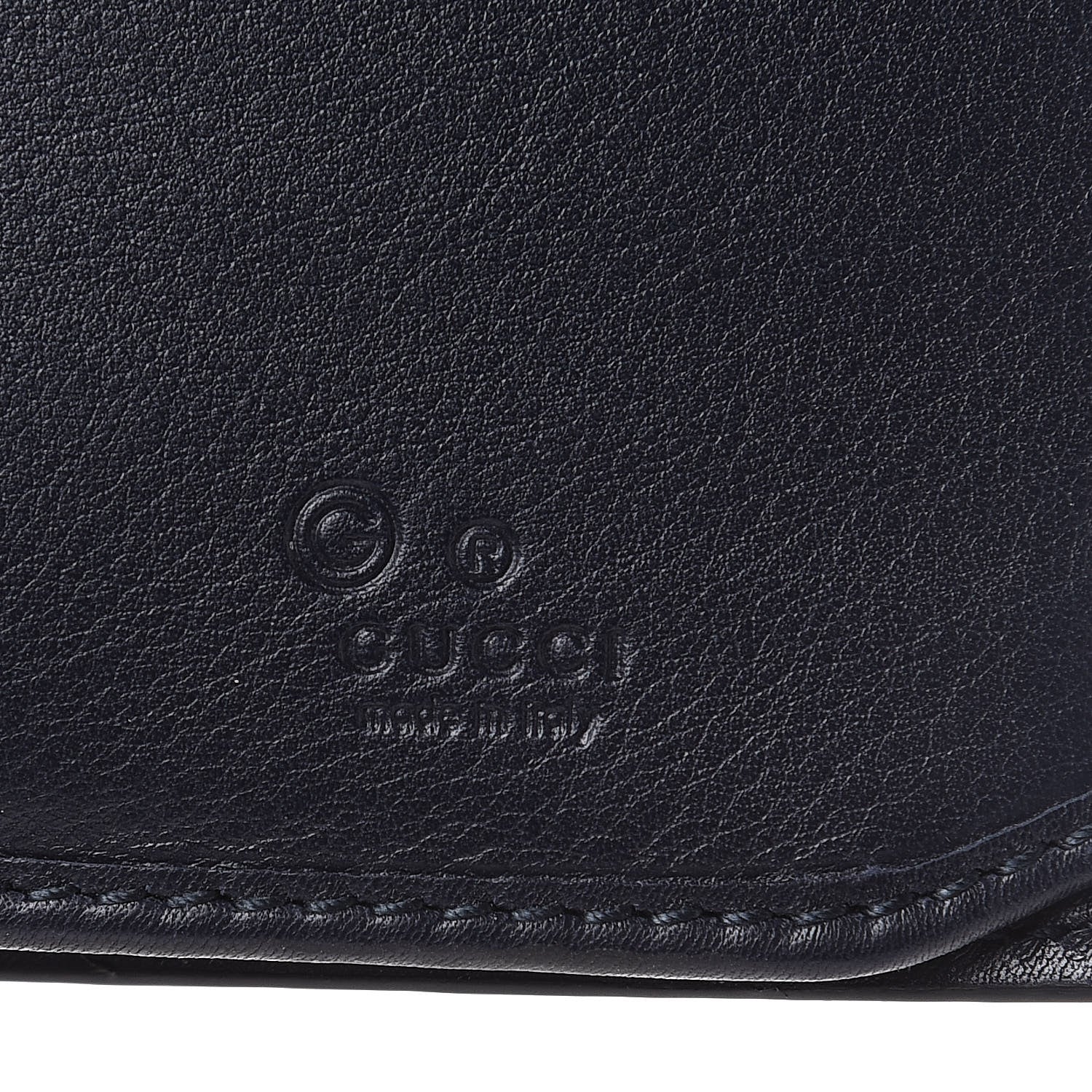 Gucci Microguccissima Bi-Fold Organizer Wallet Blue 6 of 7