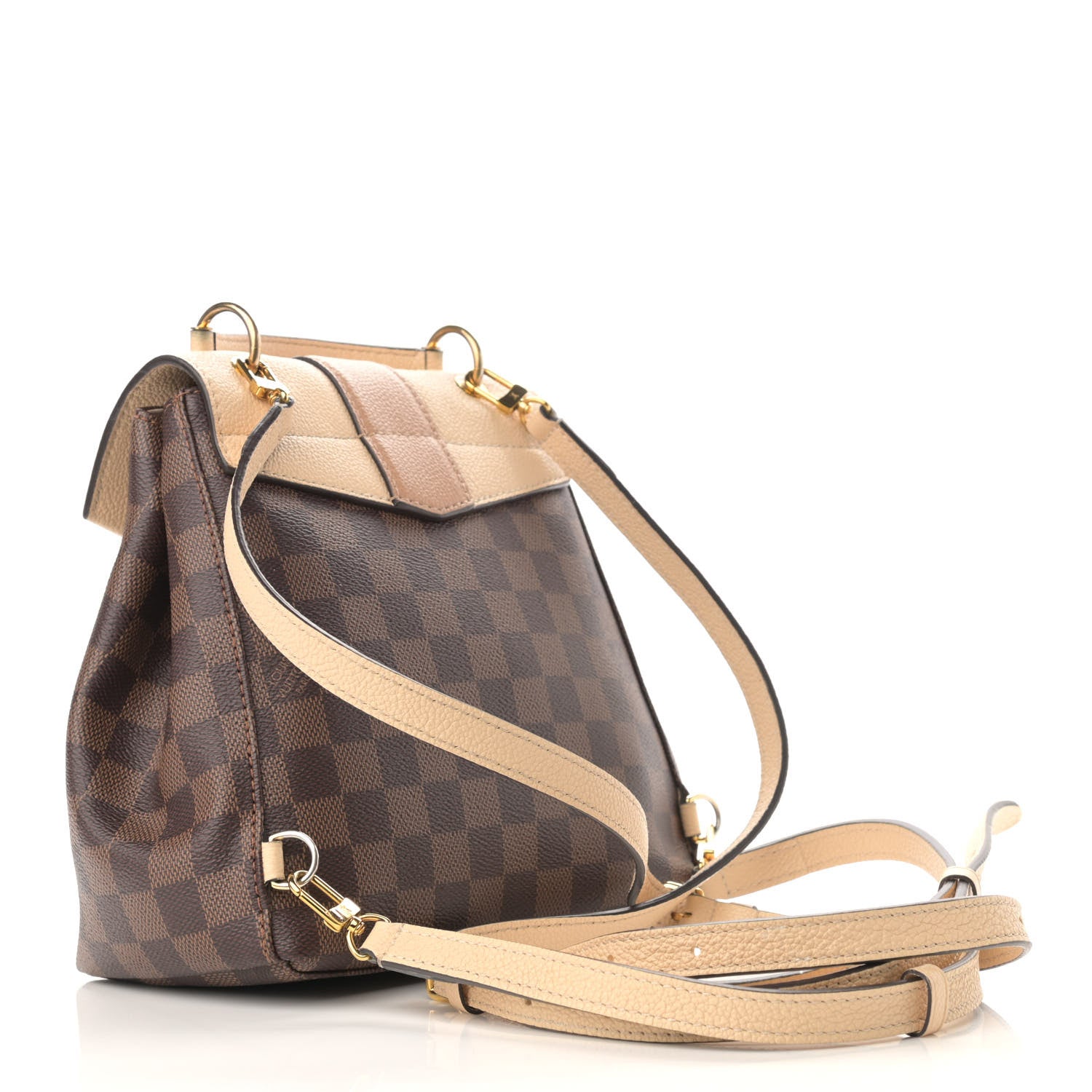 Louis Vuitton Damier Ebene Clapton Backpack Creme 3 of 14