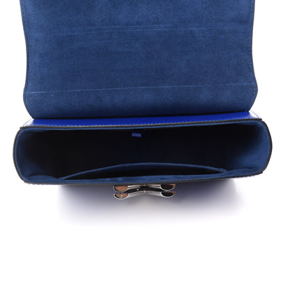 Louis Vuitton Epi Flamingo Twist Shoulder Bag MM Blue 5 of 10