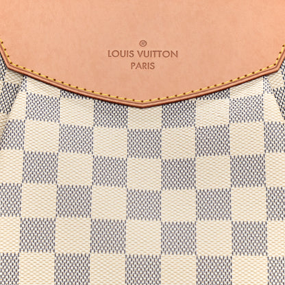 Louis Vuitton Damier Azur Siracusa MM 8 of 10