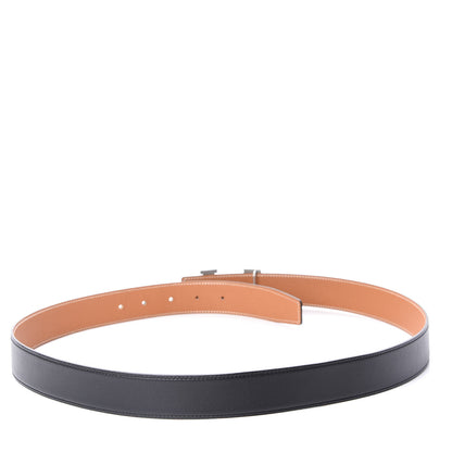 Hermes Swift Epsom 32mm H Belt 100 Black Gold 3 of 5