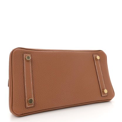 Hermes Togo Birkin 25 Gold 3 of 10