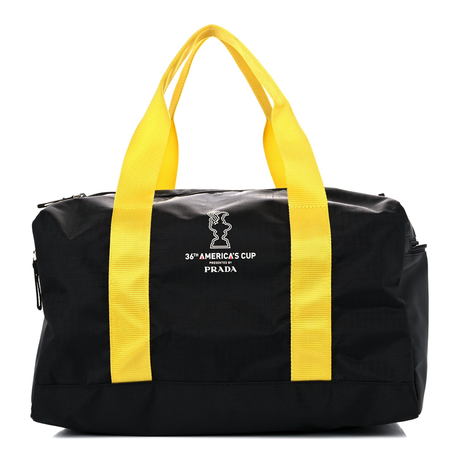 Prada Tessuto Nylon 36th Americas Cup Duffle Bag Black 1 of 11